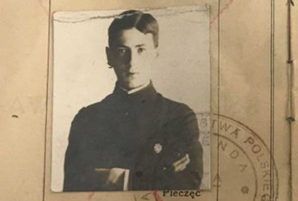 Książeczka harcerska Jan Kinastowskiego- żołnierza Armii Ochotniczej generała Hallera