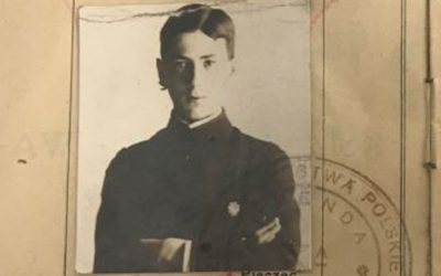 Książeczka harcerska Jan Kinastowskiego- żołnierza Armii Ochotniczej generała Hallera