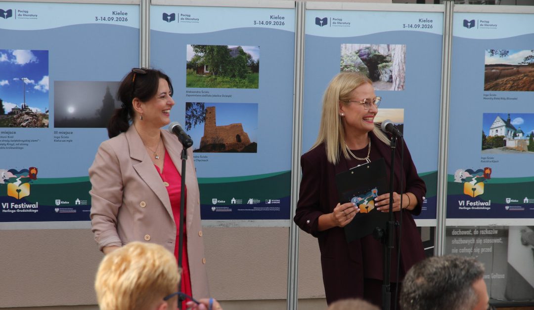 Uroczystość otwarcia VI Festiwalu Herlinga-Grudzińskiego „Pociąg do literatury” w Kielcach